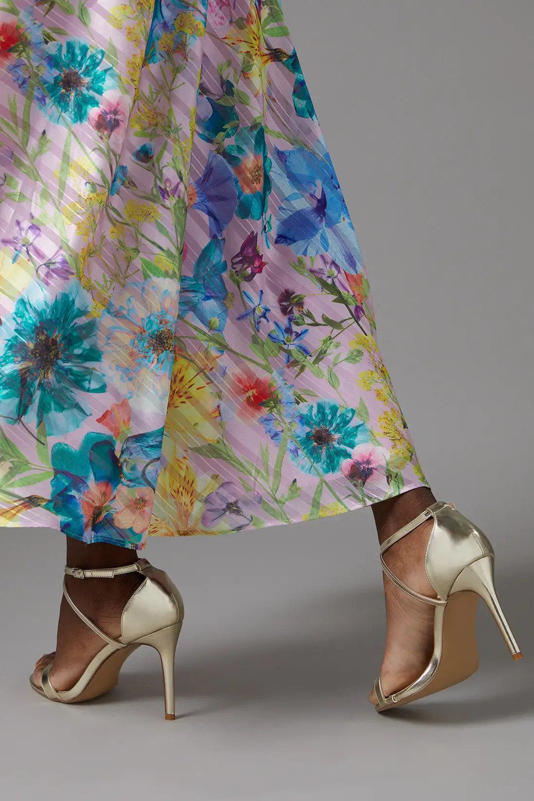 Gold Coast Strictly Faux Leather Cross Strap High Stiletto Sandals | PrettyLittleThing | PrettyLittleThing UK