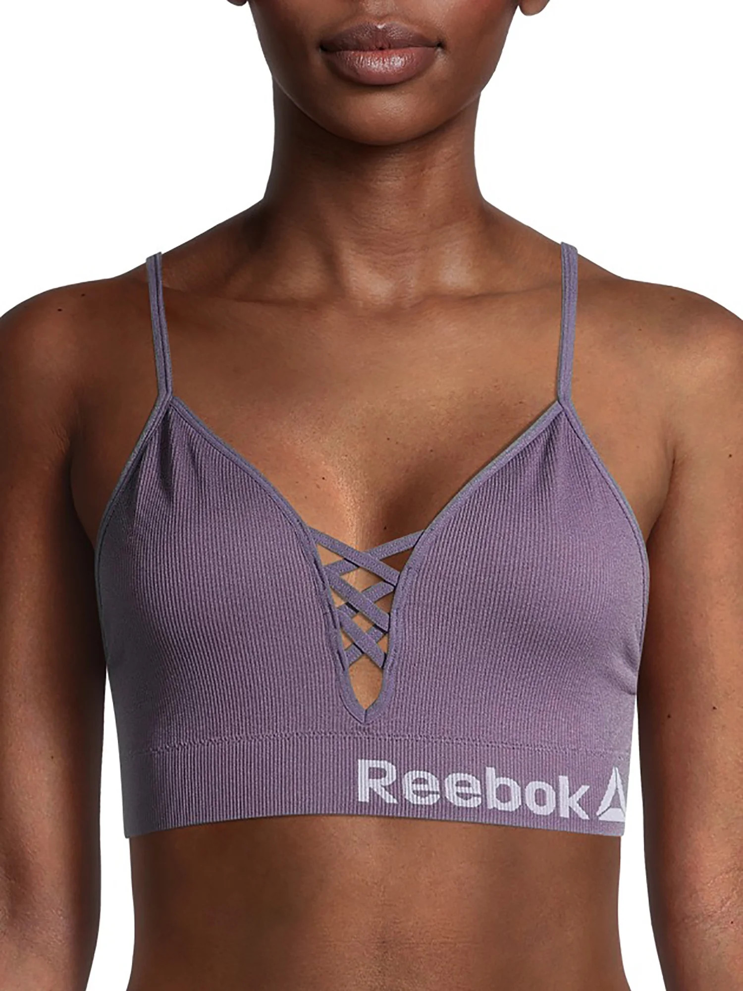 Reebok Women's Plunge Bralette, 2-Pack - Walmart.com | Walmart (US)