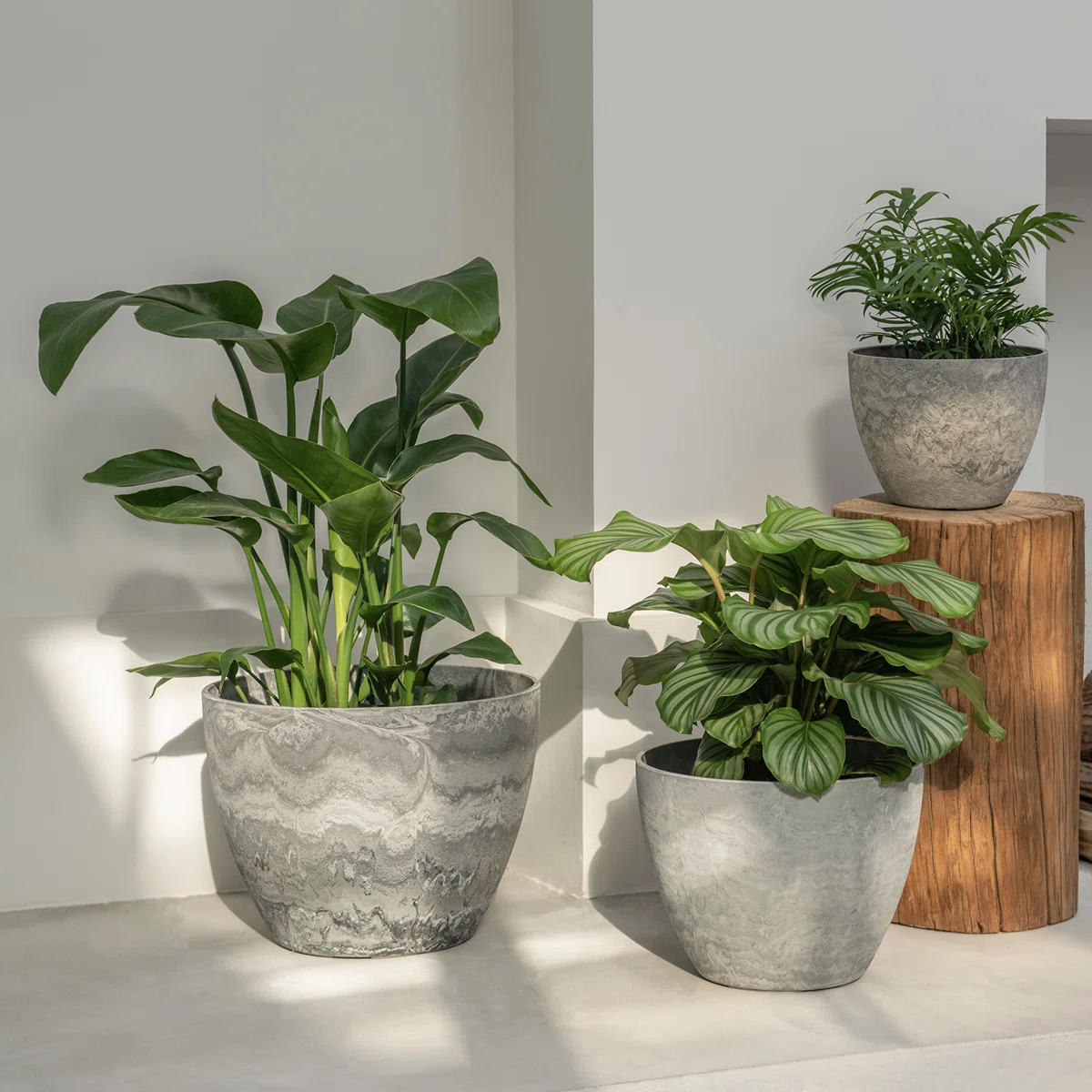 Nova Outdoor Planter Pots  (Set of 3) | Wayfair North America
