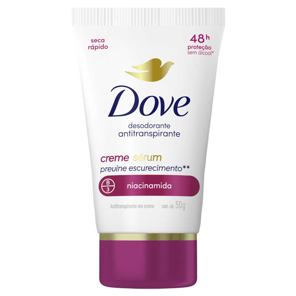 Desodorante Antitranspirante Creme Dove Sérum Previne Escurecimento 50g | Drogaria Sao Paulo (BR)