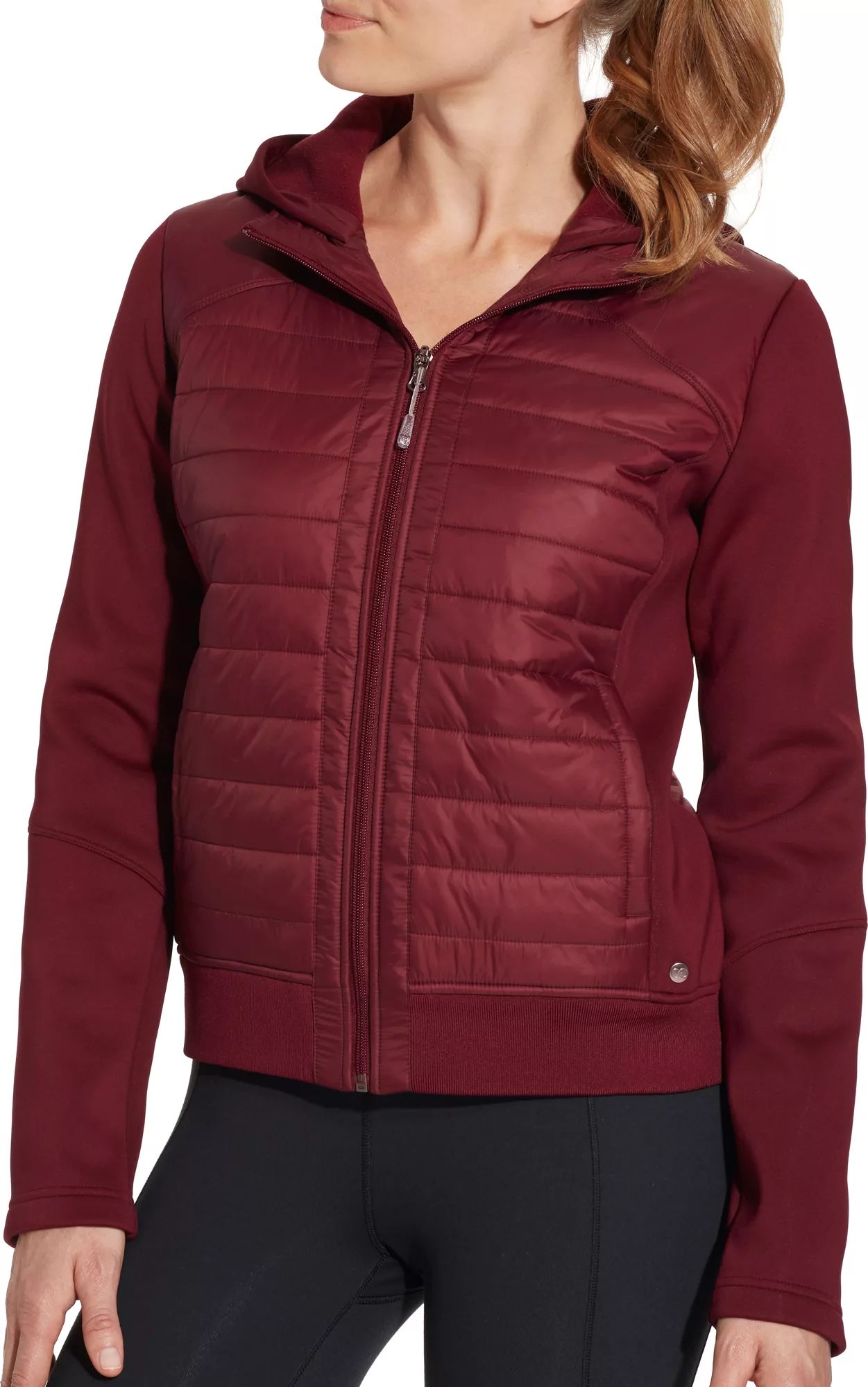 Calia by Carrie Underwood Moto Hybrid Jacket, Women's, Size: XS, Crimson Trek | Dick's Sporting Goods