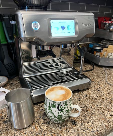 Super excited to perfect my home coffee game with my new Breville coffee maker! This was a back ordered Christmas present and we’ll worth the wait! Shop the coffee maker (currently on a bit of a sale!):

#LTKsalealert #LTKhome #LTKFind