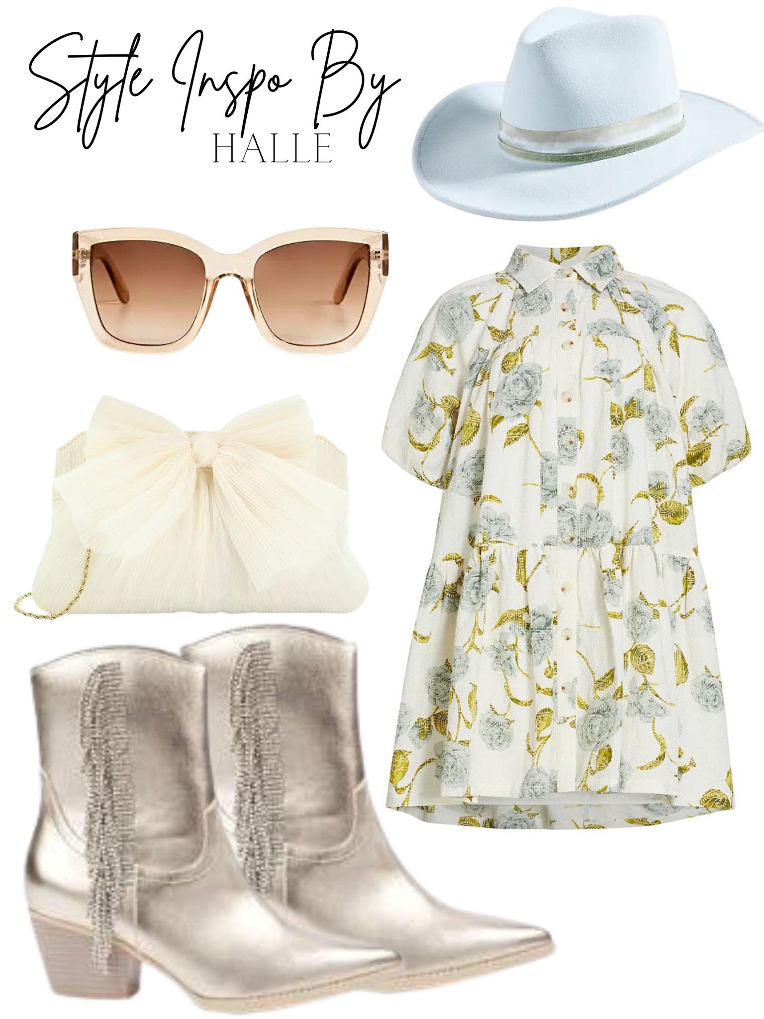 Summer outfit 
Blue cowboy hat western wedding guest outfit idea 
Bling cowboy boots 
Bow clutch  #springoutfits #fallfavorites #LTKbacktoschool #fallfashion #vacationdresses #resortdresses #resortwear #resortfashion #summerfashion #summerstyle #LTKseasonal #rustichomedecor #liketkit #highheels #Itkhome #Itkgifts #Itkgiftguides #springtops #summertops #Itksalealert
#LTKRefresh #fedorahats #bodycondresses #sweaterdresses #bodysuits #miniskirts #midiskirts #longskirts #minidresses #mididresses #shortskirts #shortdresses #maxiskirts #maxidresses #watches #backpacks #camis #croppedcamis #croppedtops #highwaistedshorts #highwaistedskirts #momjeans #momshorts #capris #overalls #overallshorts #distressesshorts #distressedjeans #whiteshorts #contemporary #leggings #blackleggings #bralettes #lacebralettes #clutches #crossbodybags #competition #beachbag #halloweendecor #totebag #luggage #carryon # blazers #airpodcase #iphonecase #shacket #jacket #sale #under50 #under100 #under40 #workwear #ootd #bohochic #bohodecor #bohofashion #bohemian #contemporarystyle #modern #bohohome #modernhome #homedecor #amazonfinds #nordstrom #bestofbeauty #beautymusthaves #beautyfavorites #hairaccessories #fragrance #candles #perfume #jewelry #earrings #studearrings #hoopearrings #simplestyle #aestheticstyle #designerdupes #luxurystyle #bohofall #strawbags #strawhats #kitchenfinds #amazonfavorites #bohodecor #aesthetics #blushpink #goldjewelry #stackingrings #toryburch #comfystyle #easyfashion #vacationstyle #goldrings #fallinspo #lipliner #lipplumper #lipstick #lipgloss #makeup #blazers #LTKU #primeday
#StyleYouCanTrust #giftguide #LTKRefresh #LTKSale
#LTKHalloween #LTKFall #fall #falloutfits #backtoschool
#backtowork #LTKGiftGuide #amazonfashion #traveloutfit #familyphotos #liketkit #trendyfashion #fallwardrobe #winterfashion #christmas #holdavfavorites #ITKseasonal #grandmillennial #grandmillennialstyle 

#LTKSeasonal #LTKwedding #LTKFind