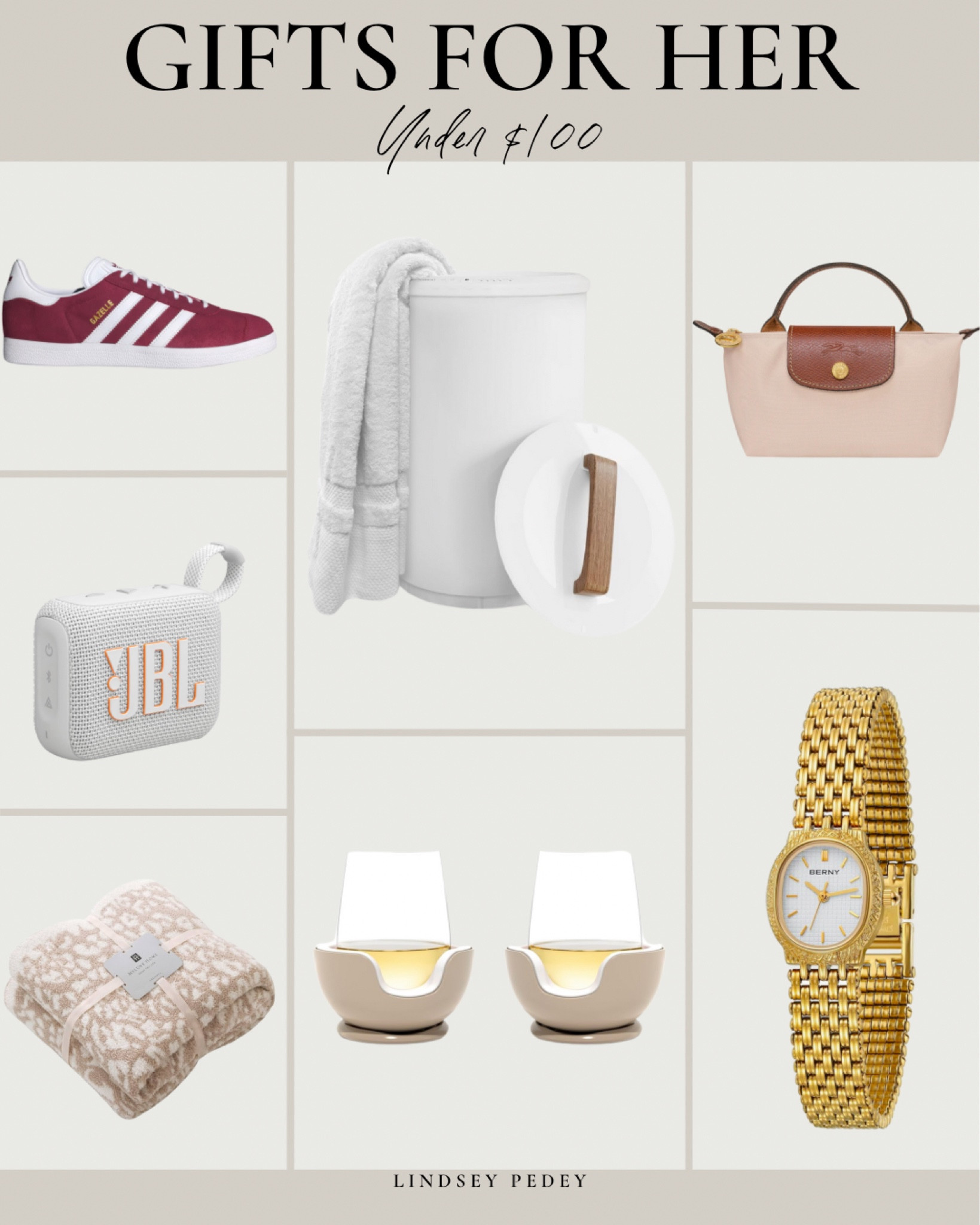 GIFTS FOR HER UNDER $100

rounded up some great gift options that I think are so good!

Towel warmer, burgundy sneakers, adidas sneakers, wine chillers, cozy blanket, mini speaker, cute handbag, good watch 



#LTKGiftGuide #LTKFindsUnder100 #LTKHoliday