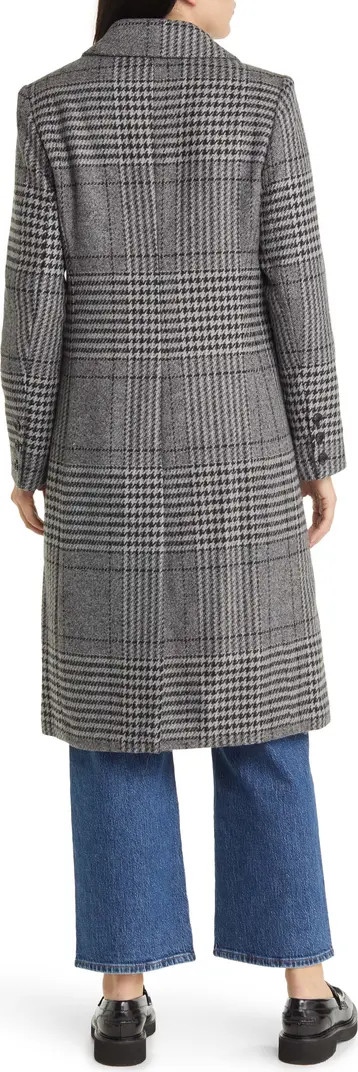 Sam Edelman Mixed Plaid Coat | Nordstrom | Nordstrom