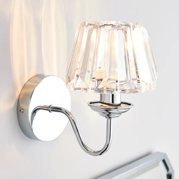 Paloma Acrylic Wall Light | Dunelm