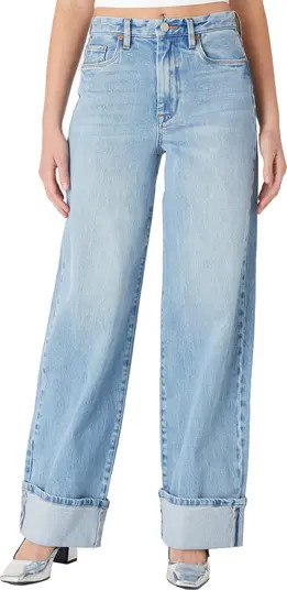 BLANKNYC Franklin Rib Cage High Waist Straight Leg Jeans | Nordstrom | Nordstrom