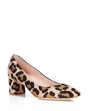 kate spade new york Dolores Too Leopard Print Calf Hair Pumps - 100% Exclusive | Bloomingdale's (US)