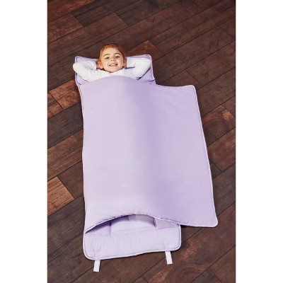 EVERYDAY KIDS Toddler Nap Mat –Solid Lavender– Soft Microfiber, Rollup with Handle & Pillow, for Preschool, Daycare, or Travel -Ages 2-6 years | Target