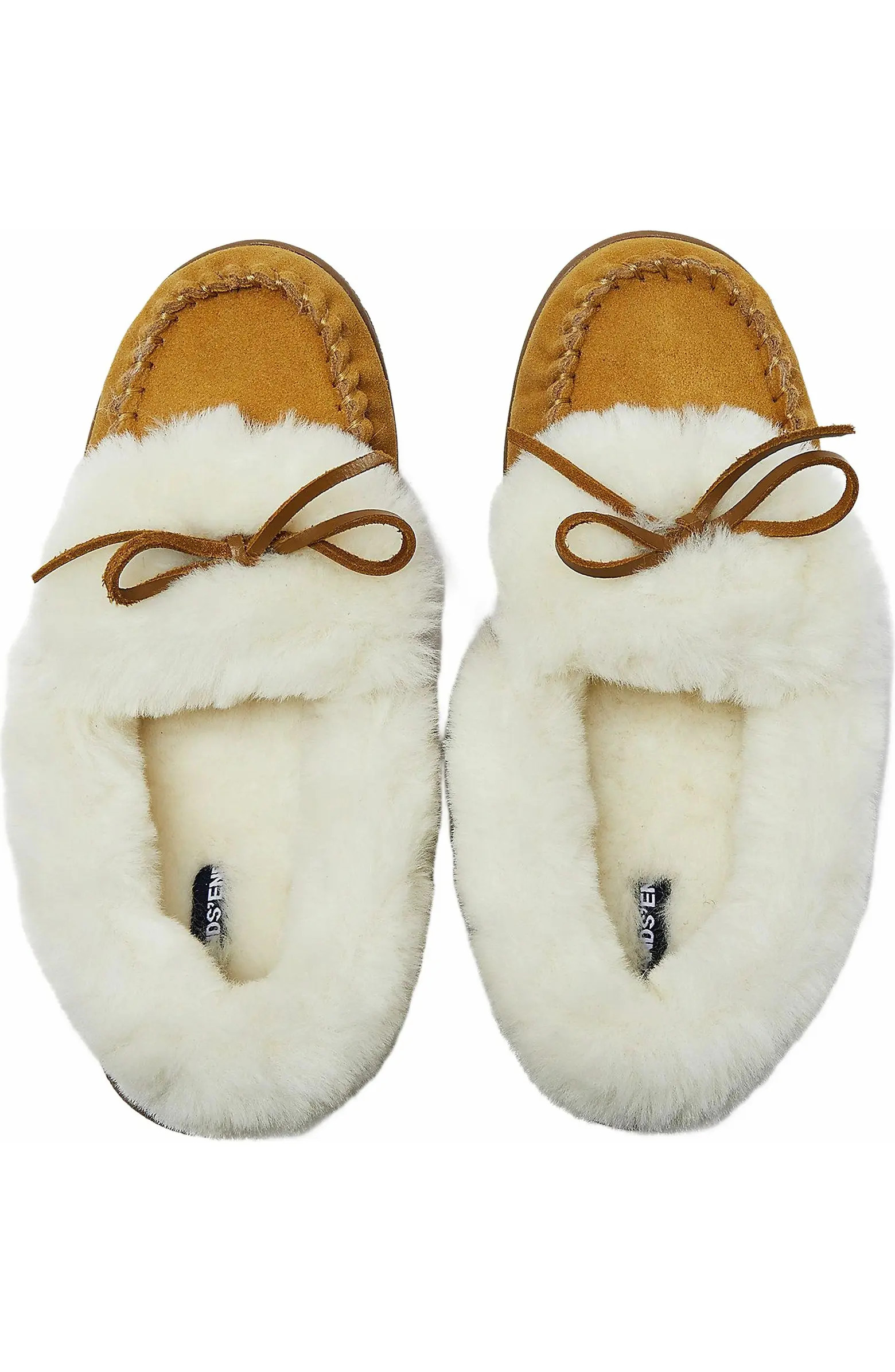 Fluffy Lined Indoor Outdoor Moccasin Slippers | Nordstrom