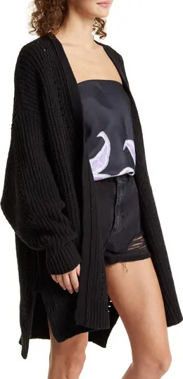 Free People Women's Dare to Dream Rib Cotton Blend Cardigan | Nordstrom | Nordstrom Canada