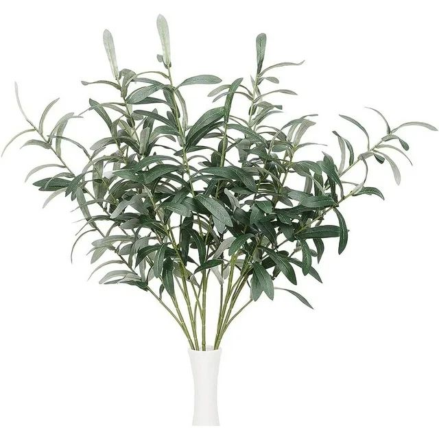 Artificial Olive Branch - Faux Olive Tree Branches And Stems for Vase (5 Branches, 28.7 inch/Each... | Walmart (US)
