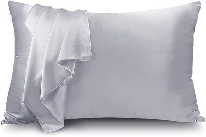 LULUSILK Mulberry Silk Pillowcase for Hair and Skin, 100 Pure Silk Pillow Case Cover 16 Momme wit... | Amazon (US)