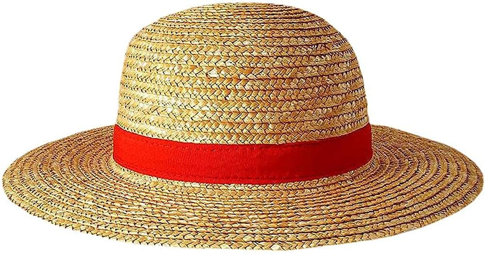 Maedack Luffy Straw Hat Multifunctional Anime Cartoon Character Sunscreen Straw Hat Cosplay Sun H... | Amazon (US)