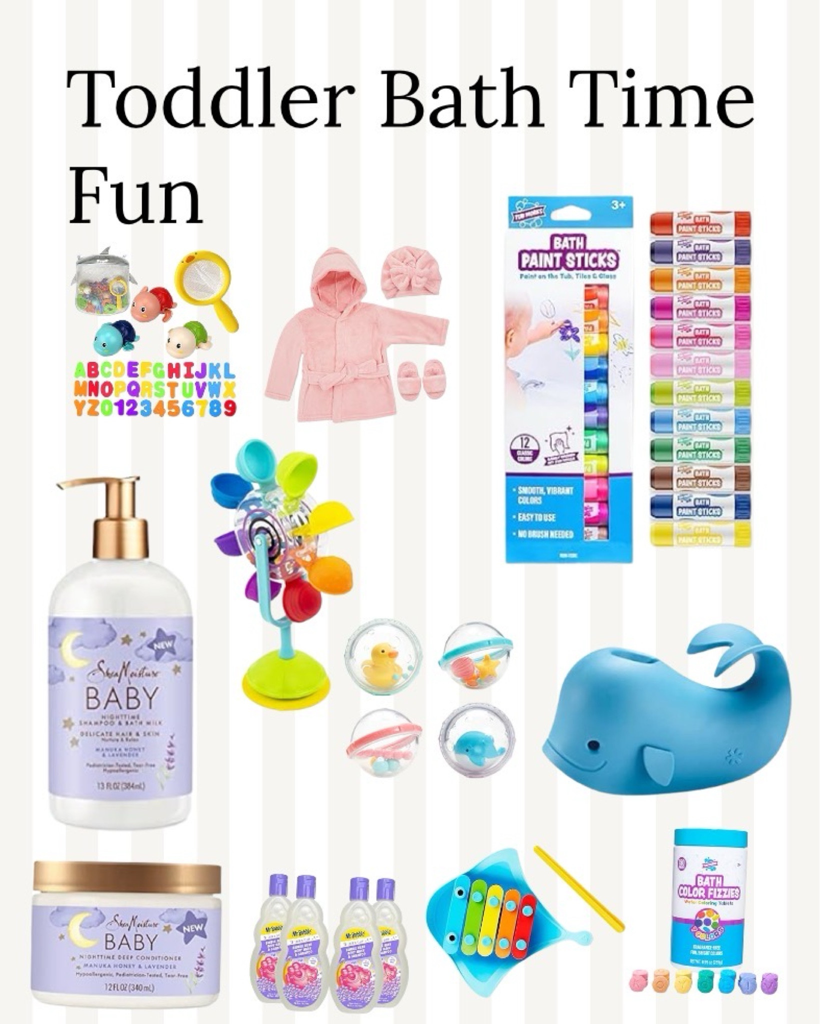 The best bath time essentials for toddler fun! 

From coloring the water, to toys, and the best soaps to give your toddler the royal treatment  

#LTKBaby #LTKHome #LTKKids