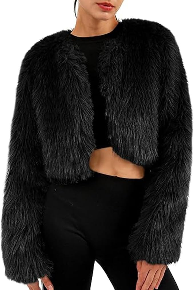 Teddy Jacket Women Heated Jackets For Women Shacket For Women Fall Coats Cropped Zip Up Hoodie Me... | Amazon (US)