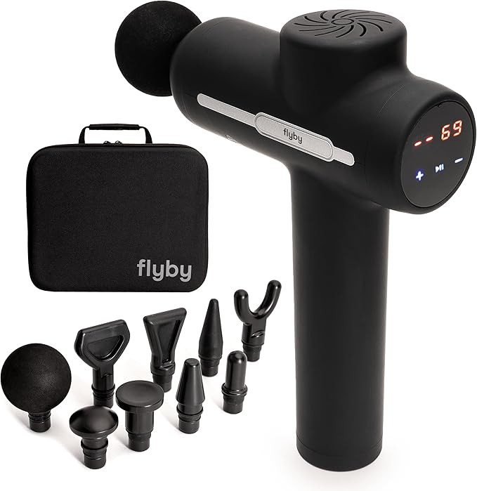 Flyby Massage Gun Deep Tissue - Muscle Massage Gun for Athletes F1Pro - Handheld Electronics Back... | Amazon (US)