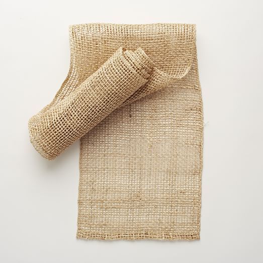 Handwoven Fishnet Abaca Table Runner | West Elm (US)