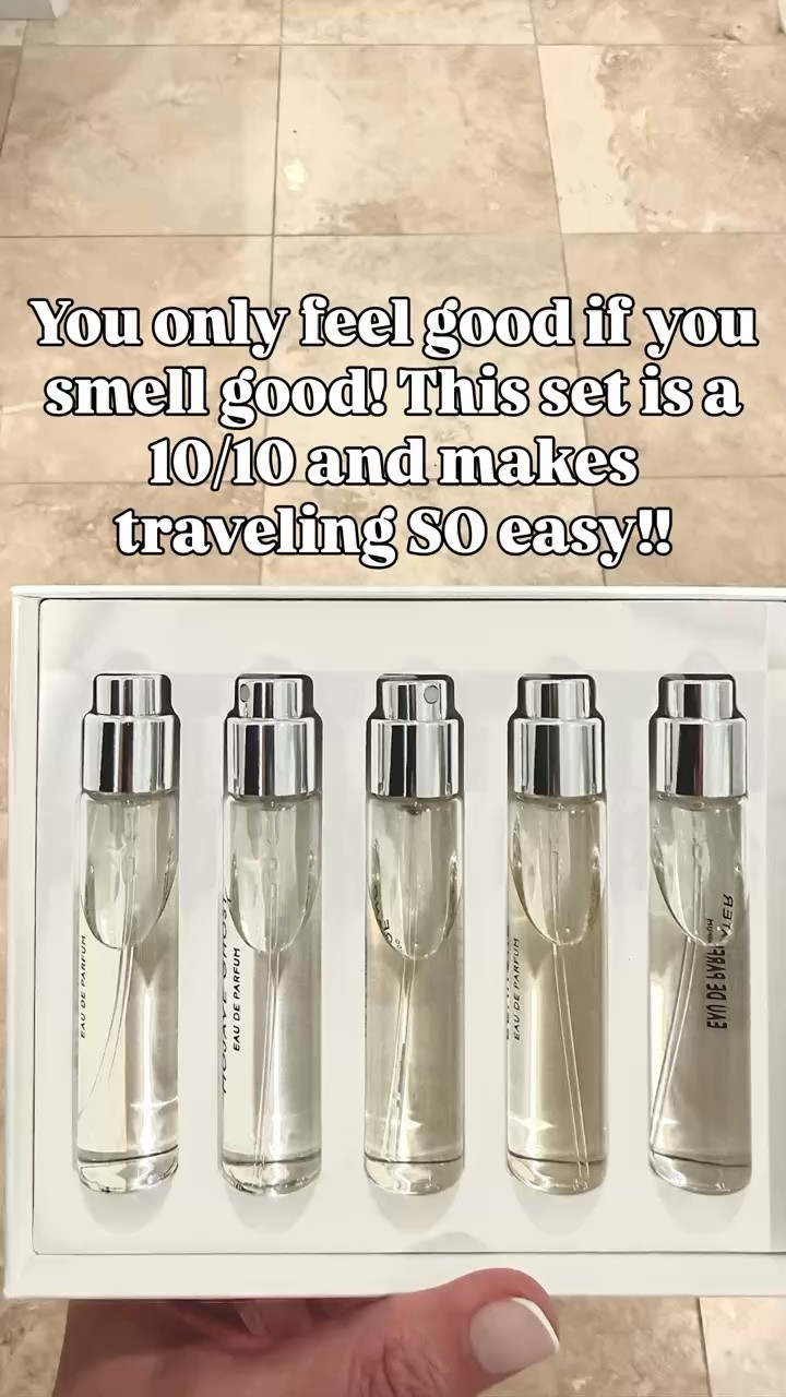 THE best fragrance set for travel!

travel fragrances, portable fragrance, beauty finds, travel essentials, travel beauty hacks, best perfume, mini perfume, vacation essentials