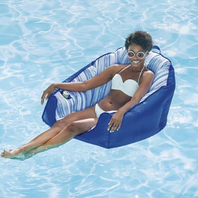 Designed for comfortably relaxing in the water, our pool chair is crafted of double-sided mesh fa... | Frontgate