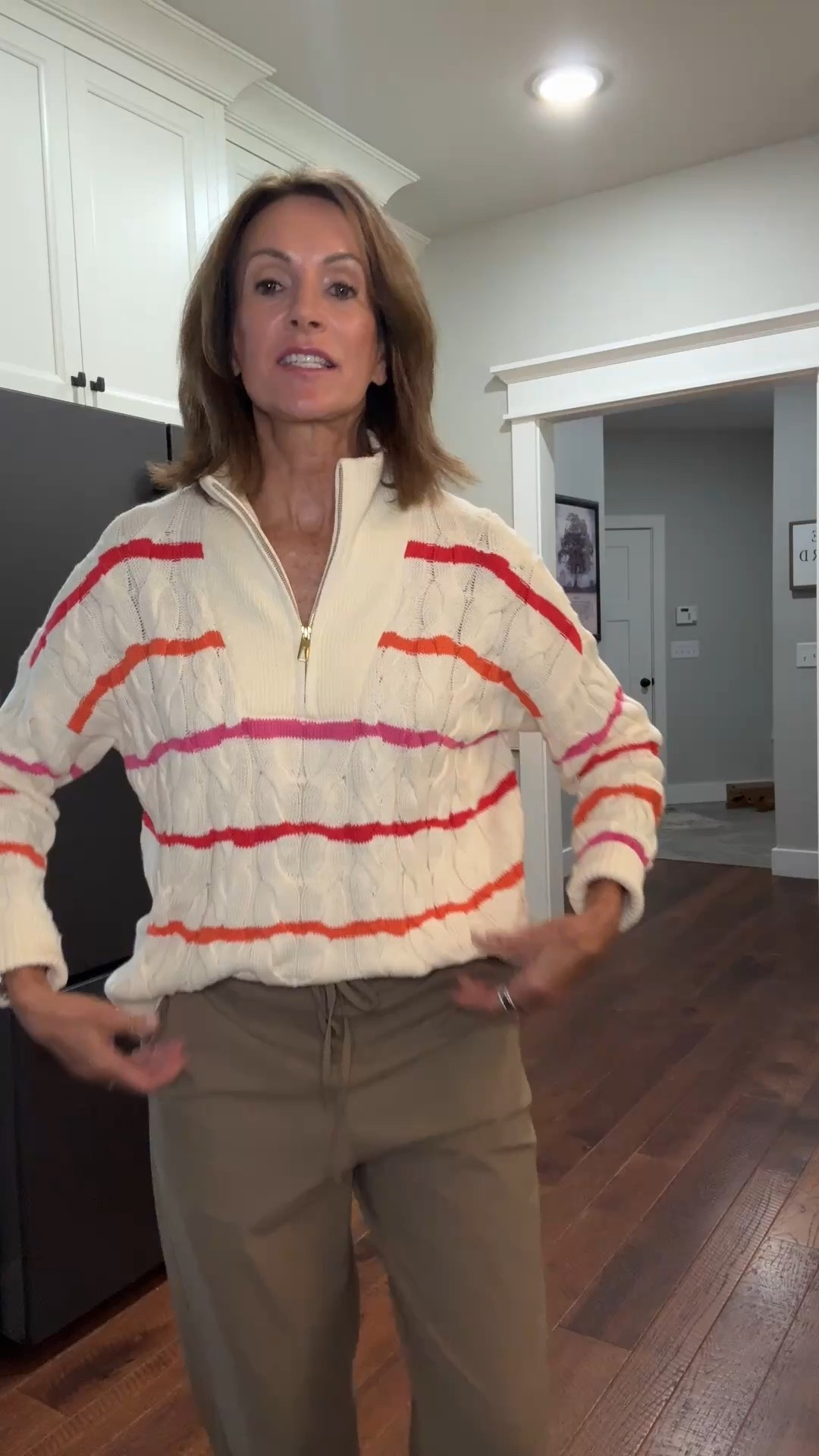Sweater - medium 
Pants - medium 

Travel
Casual 
Workwear

#LTKSaleAlert #LTKMidsize #LTKTravel