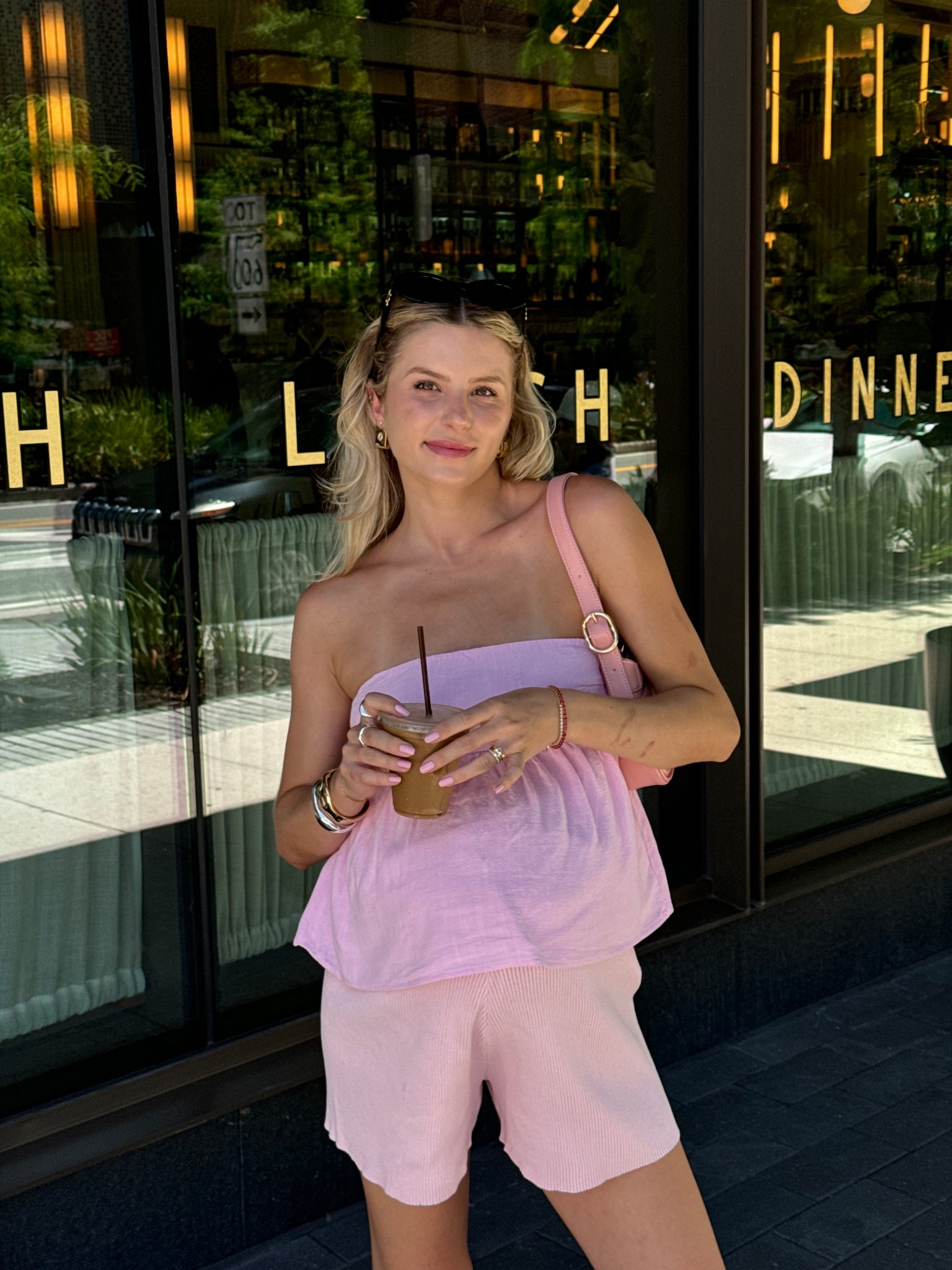 Baby pink outfit inspo & perfect for maternity + hot summer days 💓 

#LTKSummerEdit #LTKFindsUnder100 #LTKBump