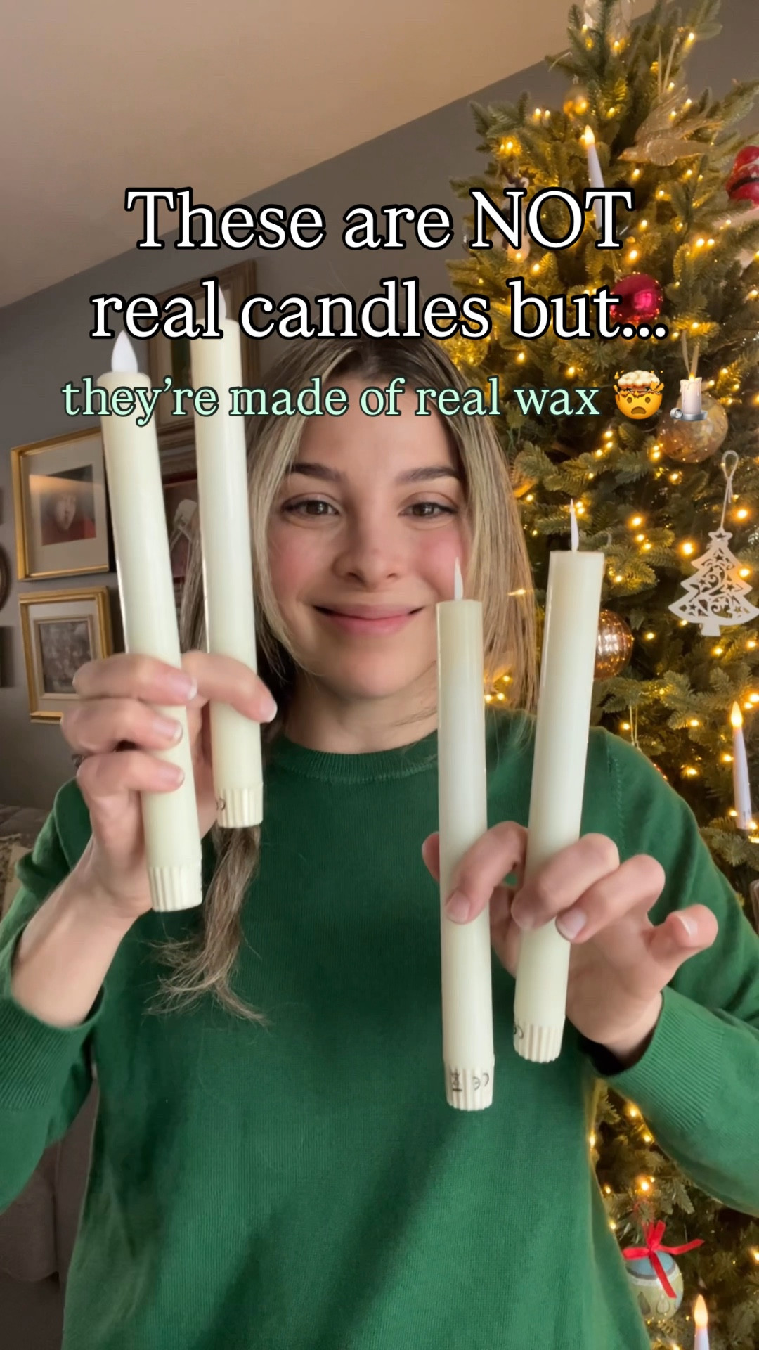 These flameless taper candles are a game changer! No more melted wax and fire hazards. Extremely realistic - made of real wax and a wick that moves, just like the real thing!

#LTKhome #LTKstyletip