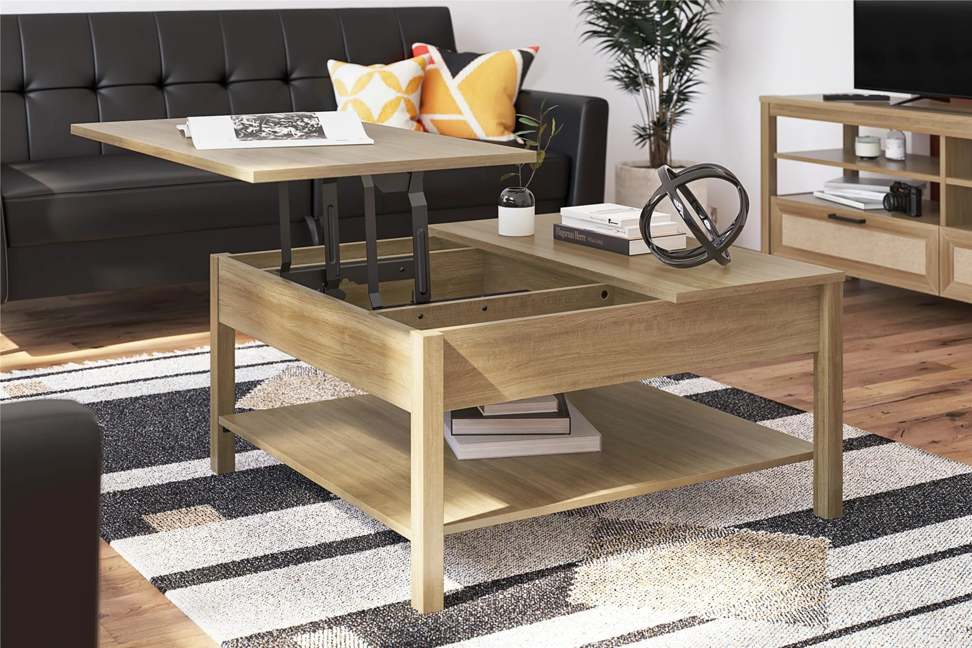 Ameriwood Home Wimberly Lift Top Coffee Table, Natural - Walmart.com | Walmart (US)