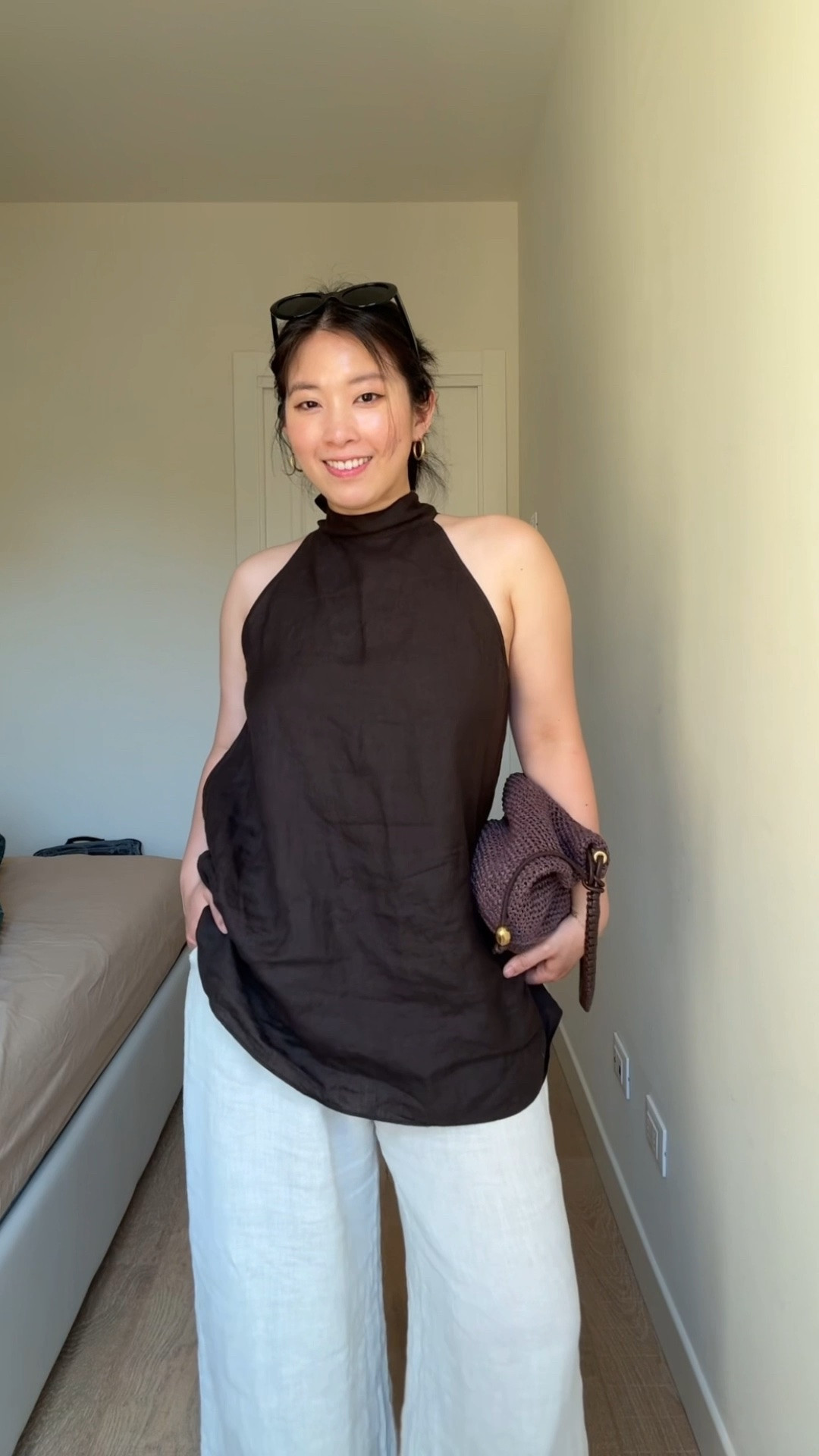 Head to toe linen for the summer! The top is so flattering - love the bow in the back and looks so effortless! Wearing M for reference

#LTKootd #LTKTravel #LTKSeasonal
