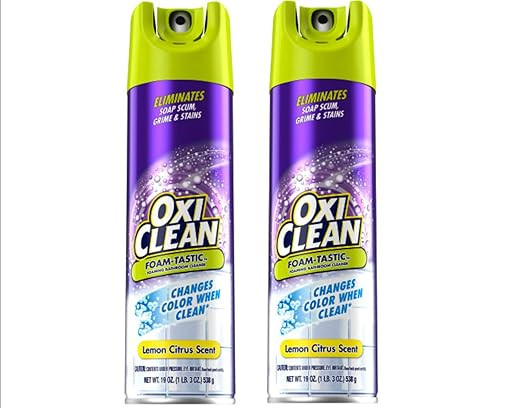 OxiClean Foam-Tastic Bathroom Cleaner 19oz. (2-Pack) | Amazon (US)