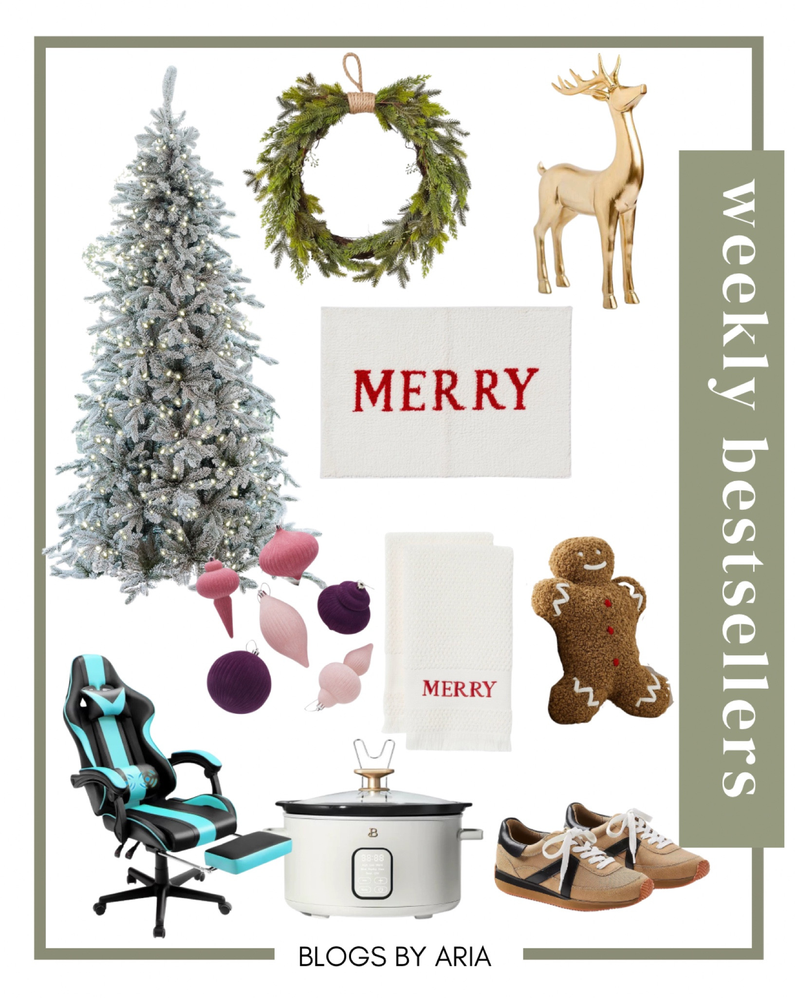 Last weeks bestsellers!! My king of Christmas tree, wreath and crockpot are getting a lot of love this week! 

#LTKHoliday #LTKfindsunder100 #LTKfindsunder50