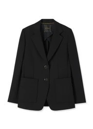 The Boardroom Blazer in Stretch Crepe Suiting | St. John Knits