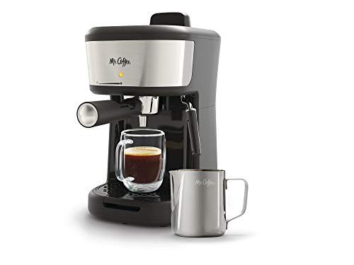 Mr. Coffee Espresso and Cappuccino Machine, Single Serve Coffee Maker with Milk Frothing Pitcher ... | Amazon (US)