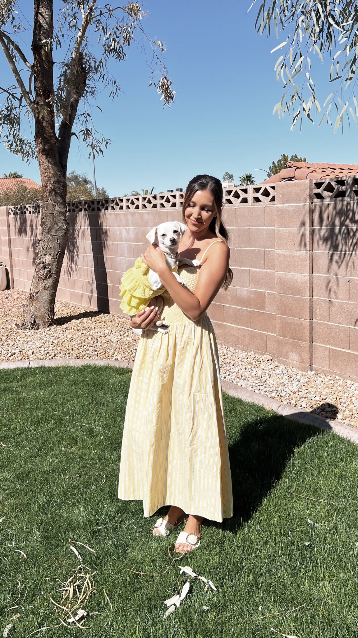 Yellow dress // Spring dress // Summer dress // Abercrombie // Dog dress 

#LTKPets