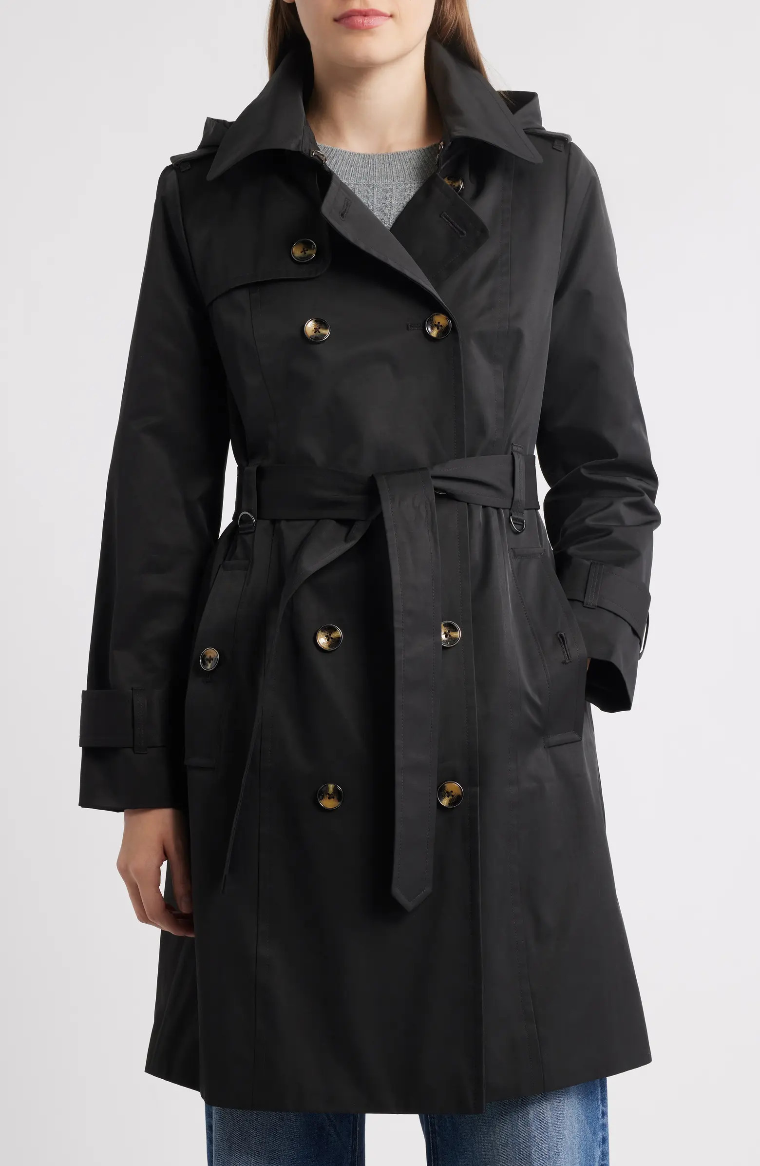 London Fog Double Breasted Trench Coat | Nordstrom | Nordstrom