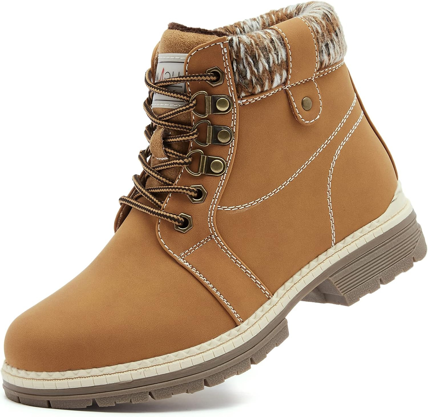 ANJOUFEMME Women Hiking Snow Winter Boots | Amazon (US)