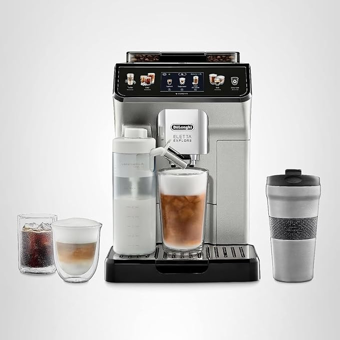 De'Longhi Eletta Explore Espresso Machine with Cold Brew, Hot & Cold Milk Frother - 50+ Recipes, ... | Amazon (US)