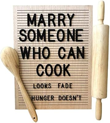 White Oak 12x16 Wood Letter Board, Wooden Message Board, Not Felt Letter Board, Pregnancy Baby An... | Amazon (US)