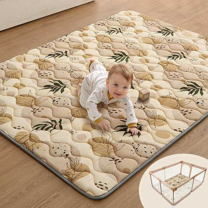 Blissful Diary Baby Play Mats for Floor, 72x48 Inch Extra Thicker & Large Soft Cushioning Foam Pl... | Amazon (US)