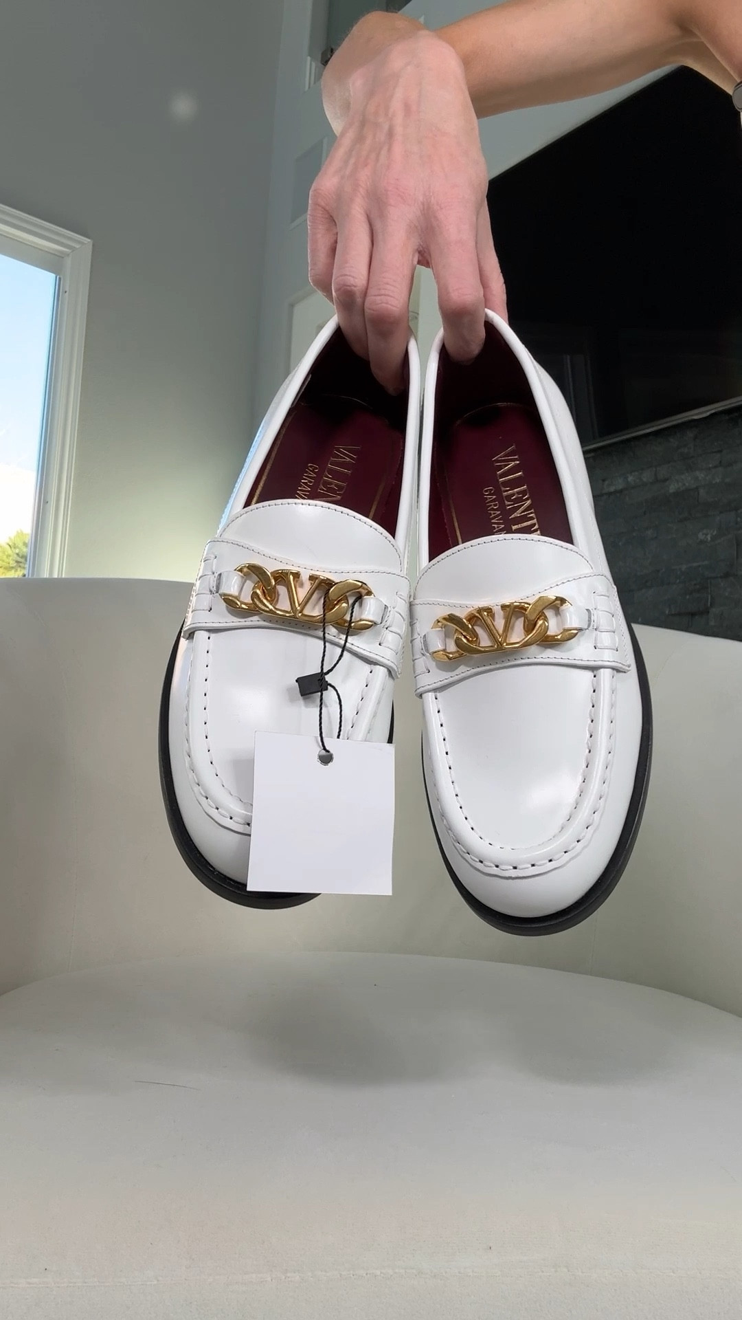 If you’re looking for designer loafers or a pair of new designer shoes for a Christmas gift consider Valentino Garavani loafers. These classic women’s white loafers are on sale! I’ve also linked Valentino Garavani black loafers and even a fun pair of gold shoes!

#LTKGiftGuide #LTKSeasonal #LTKshoecrush
