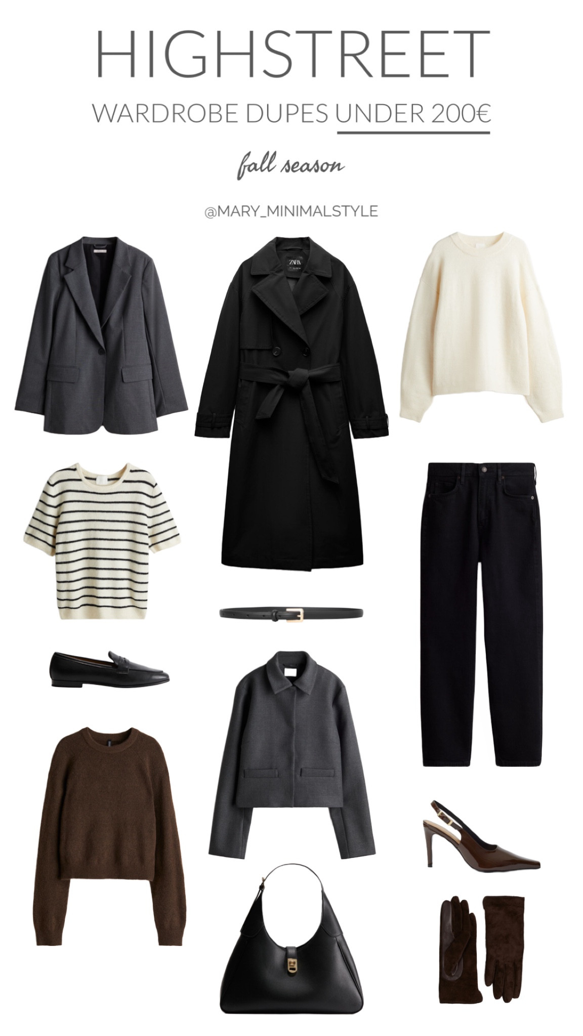 high street staples under 200€ for fall 🍂

#LTKautumn #LTKeurope #LTKstyletip