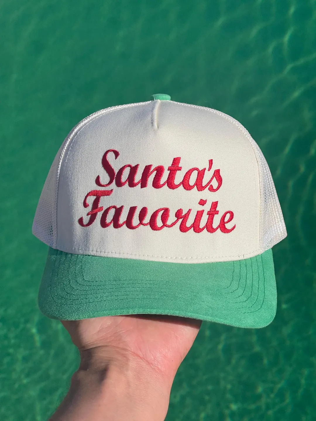 Santa's Favorite Vintage Style Hat, Christmas Party Hat - Etsy | Etsy (US)