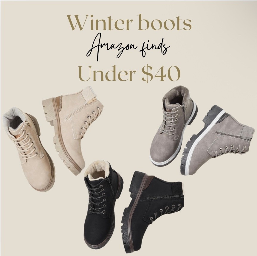 Woman’s winter boots under $40! 

#LTKootd #LTKFindsUnder50 #LTKSaleAlert