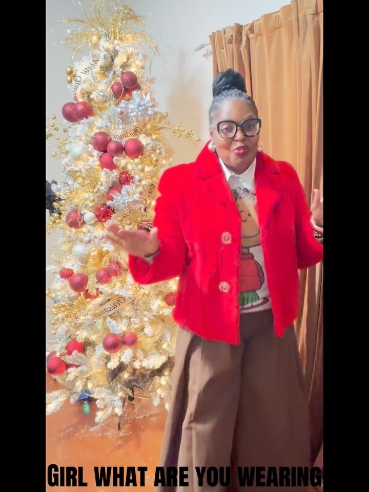 Girl what are you wearing today- the holiday season edition!! I love a great piece! My aunt made this fur jacket at least 30 years ago, and It’s still  perfect. I feel honored to wear It!!
Franklin Is so Important to the peanuts! Remember he debuted on April 15, 1968 as the first black characters of the Peanuts!!
#fur #lifeistooshort #ootd #stylingtips #wearyourclothes holidayseason 
Fur jacket-vintage
Franklin sweatshirt-old
Pants AKIRA
Jewelry Madewell
Boots UGG
Glasses Warby Parker
Lipgloss The Lip Bar
Clutch Banana Republic

#LTKootd #LTKHoliday #LTKSeasonal
