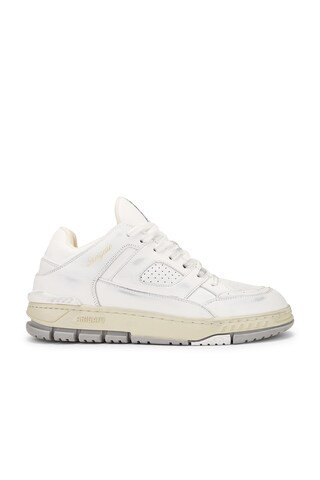 Axel Arigato Area Lo Sneaker in White & Off White - White. Size 42 (also in 40). | FWRD 