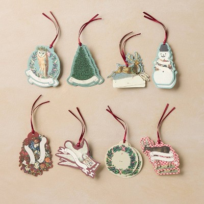 John Derian for Target 16ct Tie-On Christmas Gift Tags Classic Icons | Target