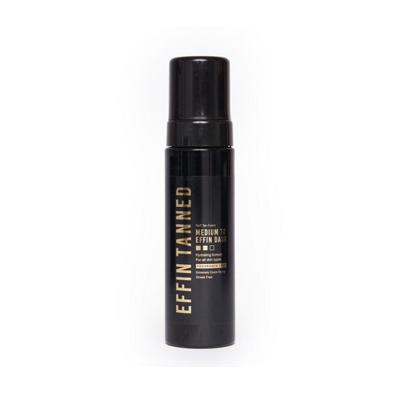 Self Tanning Mousse Medium to Effin dark | EFFN tan