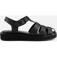 Dune Women's Loch Leather Fisherman Sandals - Black | Allsole (Global)