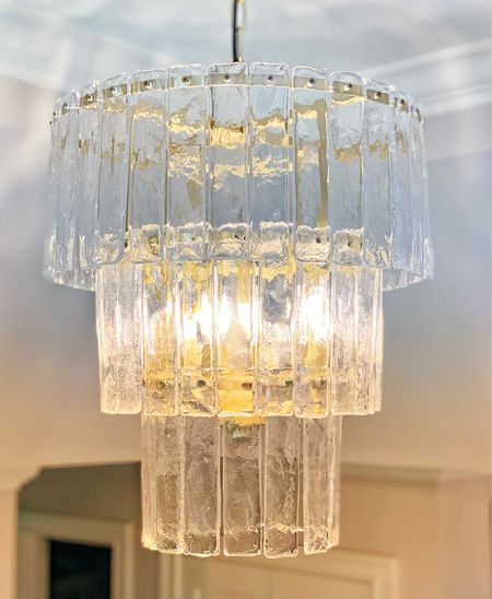 This glass chandelier with Brushed Brass is Glamorous, classic, and never going out of style.

On Trend: Timeless Classics with Longevity 

#lighting with longevity 

#LTKhome