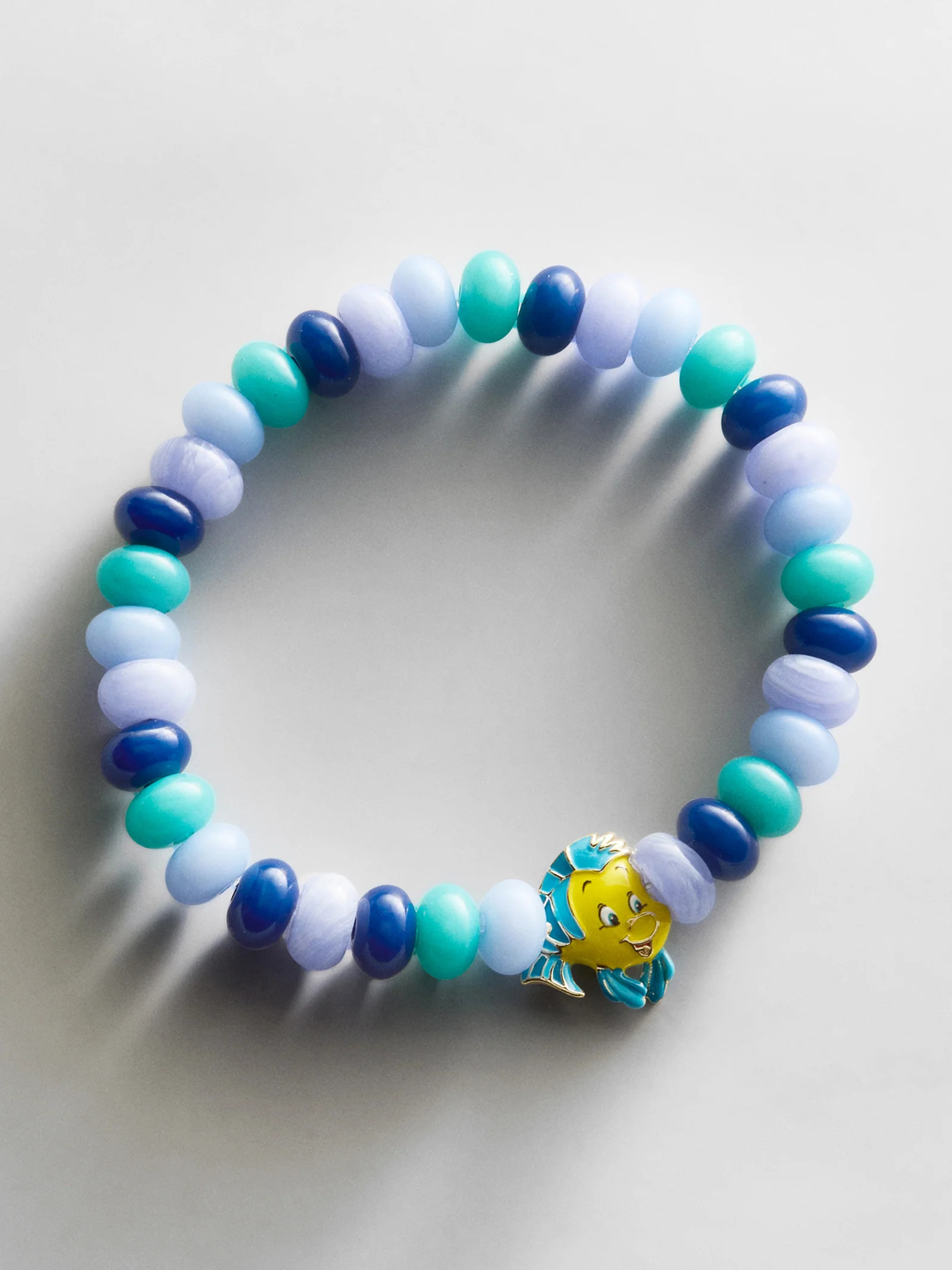 Disney Flounder Beaded Charm Bracelet - Flounder | BaubleBar